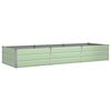 vidaXL Plantenbak Pastelgroen 290 x 100 x 45 cm Gegalvaniseerd staal