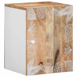 vidaXL Badkamerwandkast 38x33,5x48 cm massief mangohout