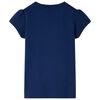 Kindershirt 128 marineblauw