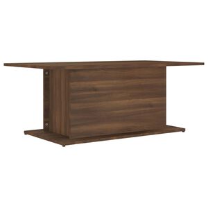 vidaXL Salontafel 102x55,5x40 cm bewerkt hout bruin eikenkleur