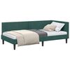 vidaXL Hoekbedframe met hoofdeinde Donkergroen 80 cm x 200 cm Fluweel