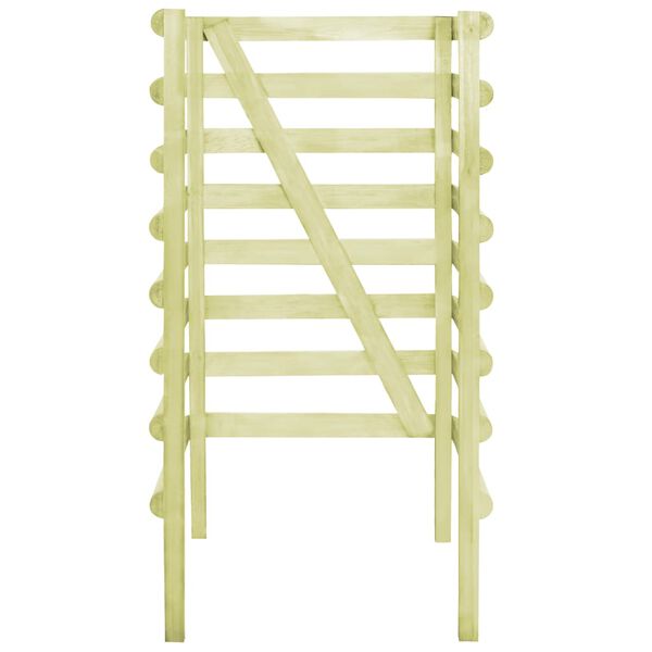 vidaXL Containerberging enkel 70x80x150 cm ge&iuml;mpregneerd grenenhout