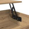 vidaXL Salontafel Artisan Eiken 100 x 55 x 48.5 cm Bewerkt hout