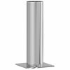 vidaXL Schouwkop Verlenging Zilver 24 x 24 x 50 cm Roestvrij staal