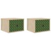 vidaXL Wandkastje GELEEN 2 st Sonoma Eiken 36 x 33 x 25 cm