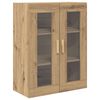 vidaXL Hoge kast Artisan Eiken 69,5 x 34 x 180 cm