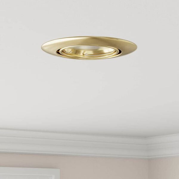 vidaXL Spotlights met schijnwerpers 6 pcs Goud 9 x 9 cm Metaal