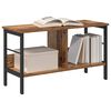 vidaXL Boekenkast Oud Hout 82 x 32 x 47 cm Bewerkt hout