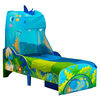 Worlds Apart Peuterbed met lade dinosaurus blauw groen 142x77x138 cm