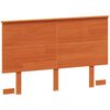 vidaXL Hoofdbord 120 cm massief grenenhout wasbruin