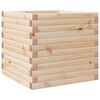 vidaXL Plantenbak 50x50x46 cm massief grenenhout