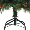 vidaXL Kunstmatige Inklapbare Kerstboom Groen 150 cm PE en PVC