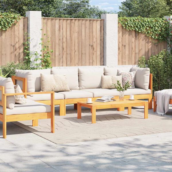 vidaXL Vloerkleden Vierkant PALMERAS Beige 240 x 240 cm Polyester