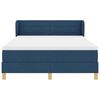 vidaXL Boxspringbed met matras met hoofdeinde Blauw 140 x 200 cm Stof