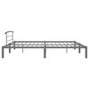 vidaXL Bedframe metaal grijs 180x200 cm