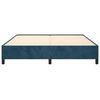 vidaXL Bedframe zonder matras 180x200 cm fluweel donkerblauw