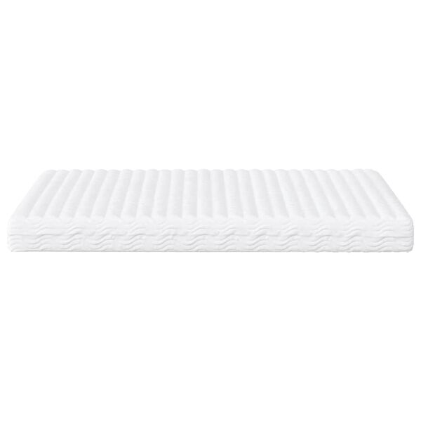 vidaXL Schuimmatras hardheid H2 H3 160x210 cm wit