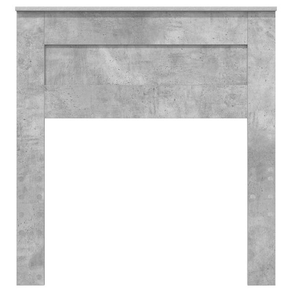 vidaXL Hoofdbord Beton Grijs 90 cm Bewerkt hout