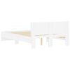 vidaXL Bedframe met hoofdeinde wit 120x200 cm