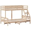 vidaXL Stapelbed massief grenenhout 90x200/120x200 cm