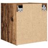 vidaXL Nachtkastjes wandgemonteerd 2 st 38x34x40 cm oud houtkleurig