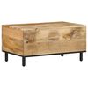 vidaXL Salontafel 80x50x40 cm massief mangohout