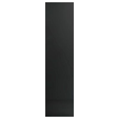 vidaXL Kledingkast 50x50x200 cm bewerkt hout hoogglans zwart