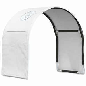 vidaXL Bedtunnel voor kinderbedden 2 st Wit Polyester
