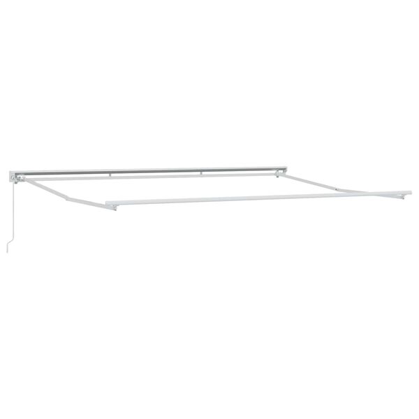 vidaXL Handmatig uitschuifbare luifel Beige 4 &times; 3 m