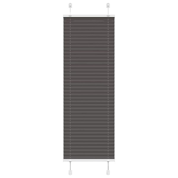 vidaXL Pliss&eacute; rolgordijn 40x100 cm stofbreedte 39,4 cm polyester zwart
