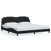 vidaXL Bedframe "Viana" met LED zonder matras zwart 200x200 cm