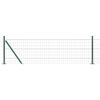 vidaXL Euro-hek met betonnen voetstuk 10 x 0,6 m PVC-Coated Staal Mesh