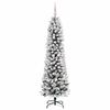 vidaXL Kunstkerstboom met 150 LED Wit 150 cm PVC en Metaal en Plastic
