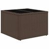 vidaXL 8-delige Loungeset met kussens poly rattan bruin