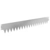 vidaXL Tuinrand 10 pcs 103 x 15 cm metaal Zilverkleurig