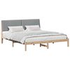 vidaXL Bedframe met hoofdeinde Bruin 180 x 200 cm Massief grenenhout