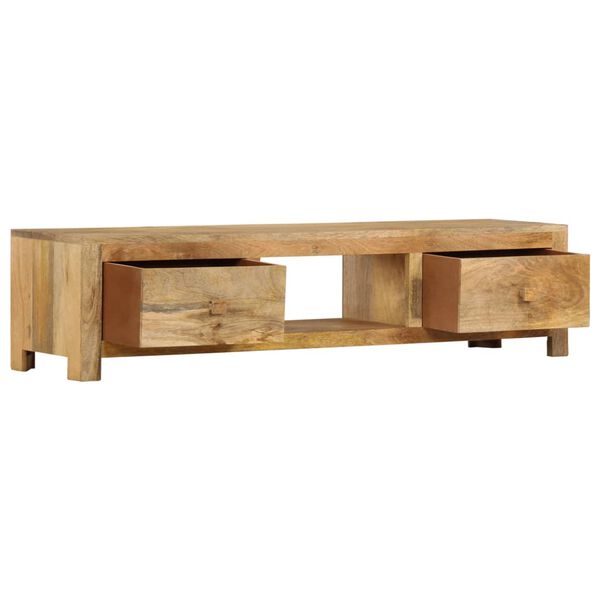 vidaXL Tv-meubel 140x30x32 cm massief mangohout