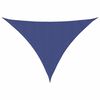 vidaXL Zonnescherm driehoekig 2,5x2,5x3,5 m oxford stof blauw