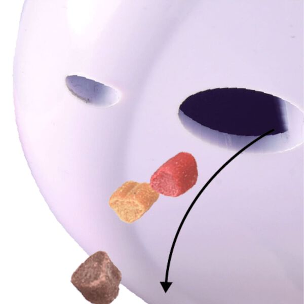 FLAMINGO Traktatiespeelgoed voor katten Galaxy 20x20x16 cm wit