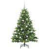 vidaXL Kunstkerstboom met 150 LED met standaard Groen 150 cm PE en PVC