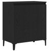 vidaXL Dressoir Zwart Eiken 60 x 35 x 70 cm Bewerkt hout