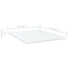 vidaXL Wandschappen 8 st 40x50x1,5 cm spaanplaat wit
