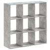 vidaXL Boekenkast 102x32x102 cm bewerkt hout betongrijs