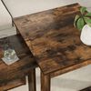 vidaXL Koffietafel Set 2 pcs Gerookt eiken Bewerkt hout