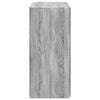 vidaXL Dressoir 80x42,5x93 cm bewerkt hout grijs sonoma eikenkleurig