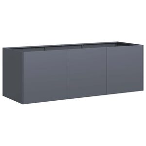 vidaXL Plantenbak Antraciet 120x40x40 cm Koudgewalst Staal