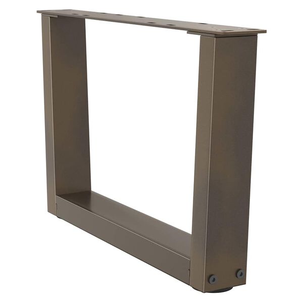 vidaXL Salontafelpoten 2 st V-vormig 60x(30-31,3) cm staal naturel