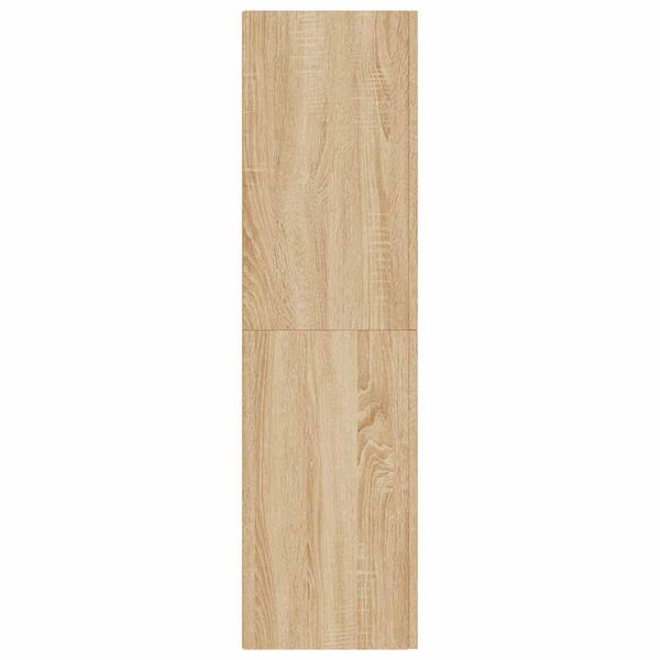 vidaXL Tv-meubel 30,5x30x110 cm bewerkt hout sonoma eikenkleurig