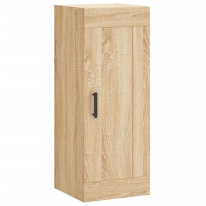 vidaXL Wandkast 34,5x34x90 cm bewerkt hout sonoma eikenkleurig