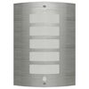 vidaXL Sierlijke RVS wandlamp met bewegingssensor
